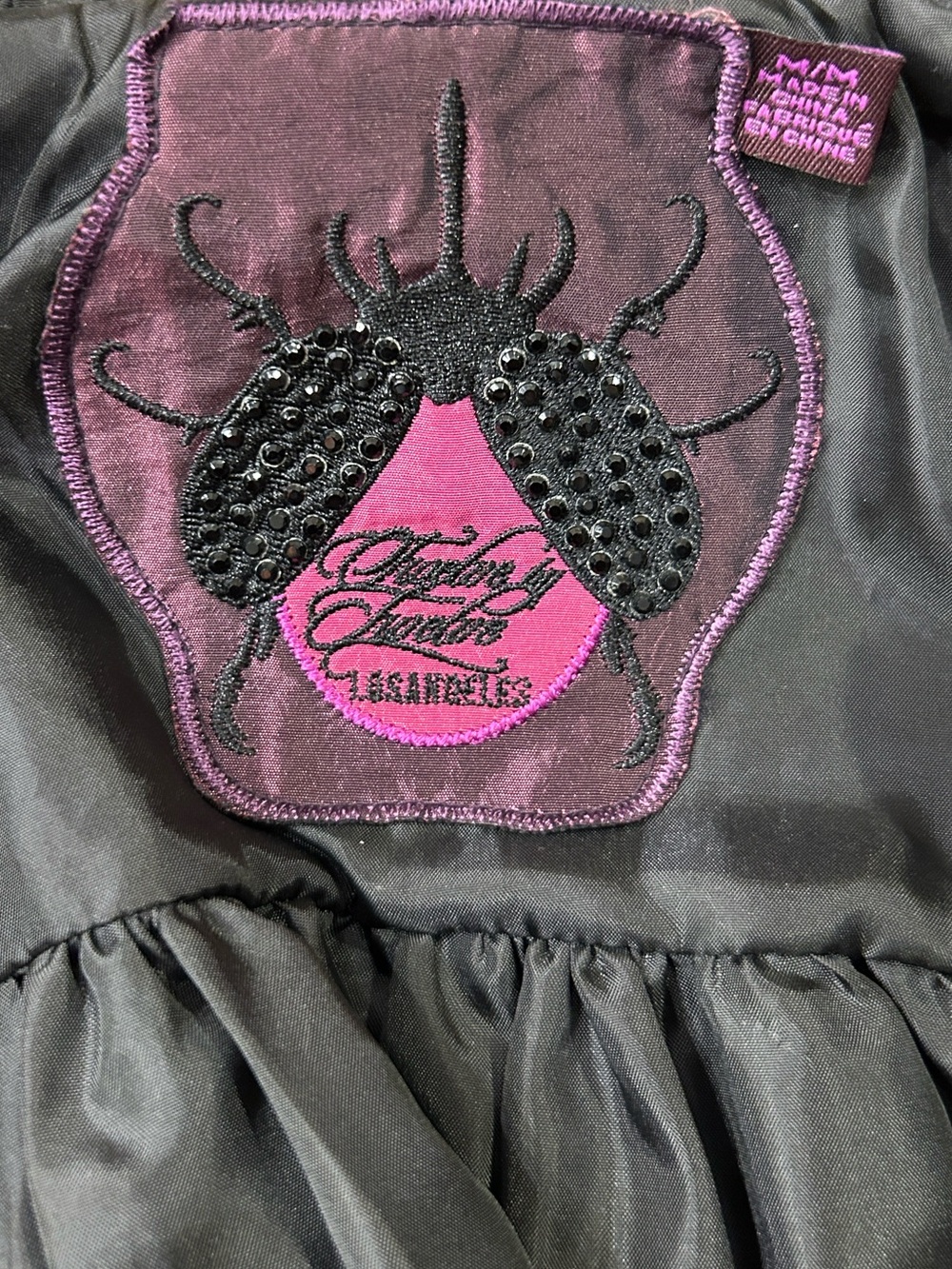 Twelve by Twelve Los Angeles Avant-Garde Mini Bubble Hem Coat Black Size Medium - Picture 5 of 10